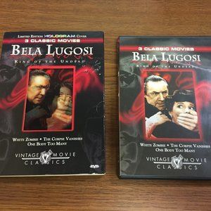 Bela Lugosi - King of the Undead Full Screen DVD Lenticular Slip Cover B & W